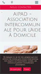Mobile Screenshot of aipad-aideadomicile-saintjeandeluz.fr